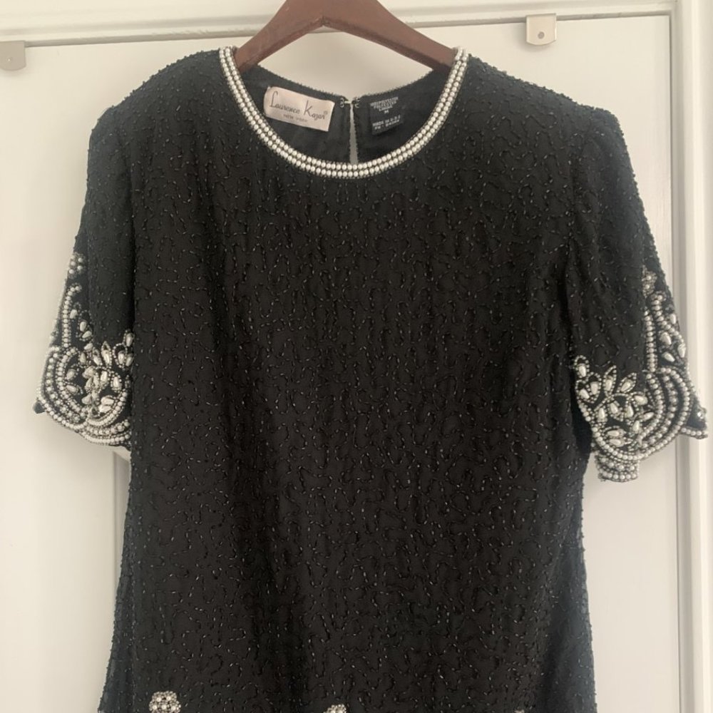 Beaded evening top